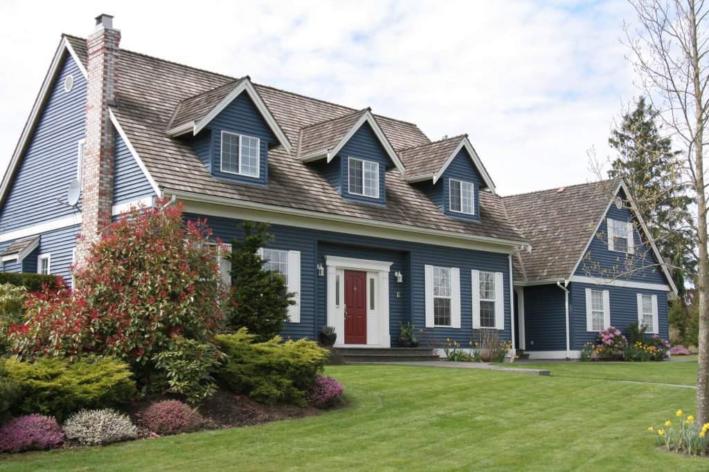 blue house