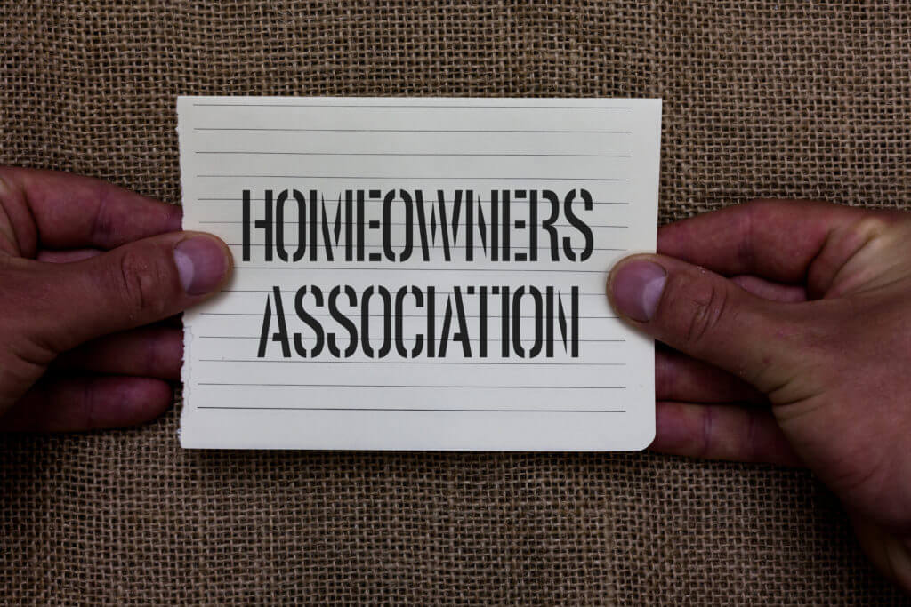 The house is part of a Homeowners Association